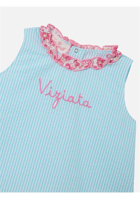 Completo con stampa Viziata SAINT BARTH | ABB0002 ABBIE03256L SEERSUCKER STRIPES 56 B